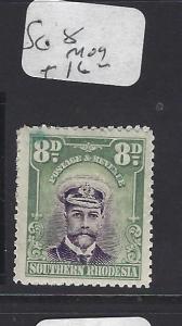 SOUTHERN RHODESIA  (P1310B) KGV   ADMIRAL  8D   SG 8   MOG