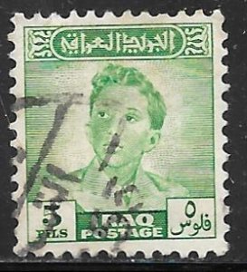 Iraq 134: 5f King Faisal II (1935-1958), used, F-VF