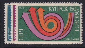 CYPRUS, Scott 396-398, MNH