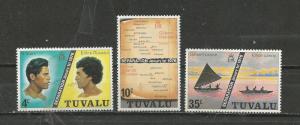 Tuvalu #16-18 Unused Hinged