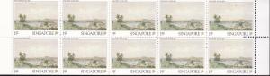 Singapore 1990 Lithographs of 19th Century Singapore River BOOKLET VF/NH(**)