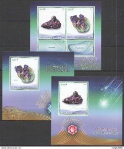 2016 Rare Minerals Geology Nature Crystals 2+1 ** Ja378