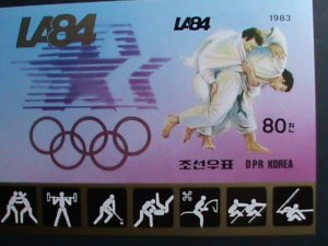 ​KOREA STAMP:1983- SC#2341 -OLYMPIC LA'84- JUDO-MNH IMPERF:RARE S/S SHEET.