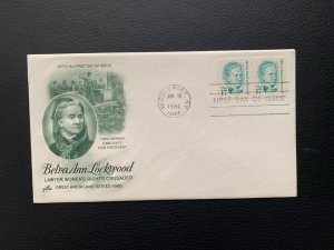 Scott 2178 Belva Ann Lockwood Jun 18, 1986 aircraft Cachet unaddressed FDC