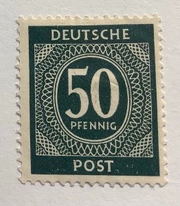 Germany 1946 Scott 551 MH - 50pf, Numeral