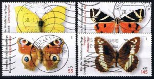 Germany 2005,Sc.#B961-4 used, Welfare: Butterflies