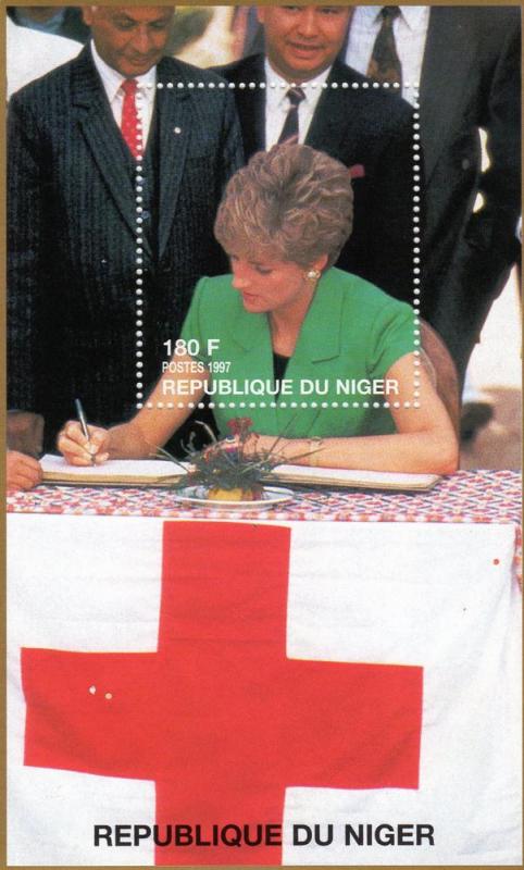 Niger 1997 Red Cross/Diana Princess SS PERF. MNH Mi# 1440