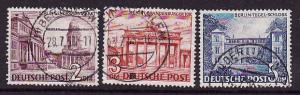 Germany-SC#9N58-60- 3Used high values to 1949 set-cv$31.50-