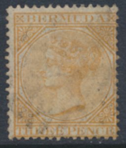 Bermuda SG 5a  SC# 3*   used yellow buff shade 1874 see details & scans 