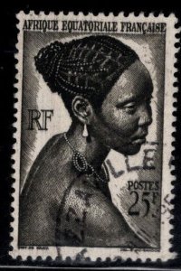 French Equatorial Africa Scott 184 Used stamp