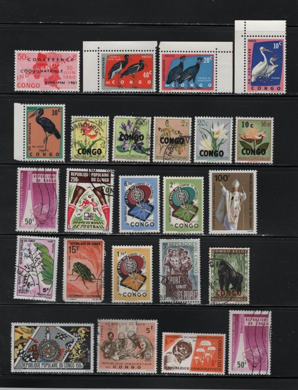Congo- lot 187.  Used.