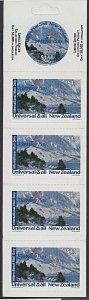 NEW ZEALAND Universal Mail $7.50 International Mail Booklet - Spinnaker Bay.R516