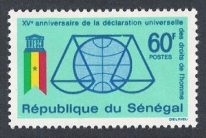 Senegal Declaration of Human Rights 1963 MNH SG#271 MI#276