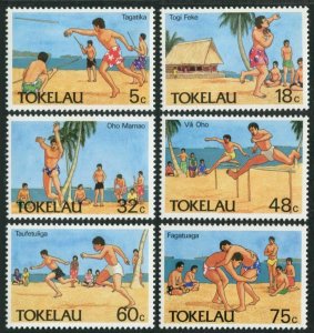 Tokelau 144-149, MNH. Michel 142-147. Olympic sports, 1987. Javelin, Shot put,