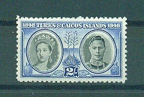 Turks & Caicos Islands sc# 98 mh cat value $1.25