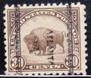 Precancel - DLE - Atlanta, GA PSS 247 Perf 11 - Town and Type Issue