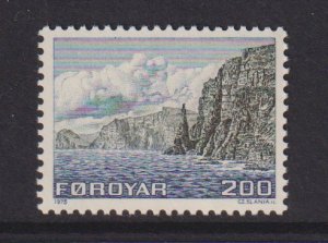 Faroe Islands  #15  MNH  1975 old map  200o