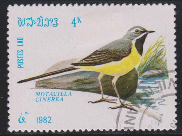 Laos 377 Birds 1982