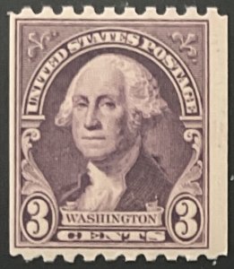 Scott #722 1932 3¢ George Washington perf. 10 horizontally MNH OG