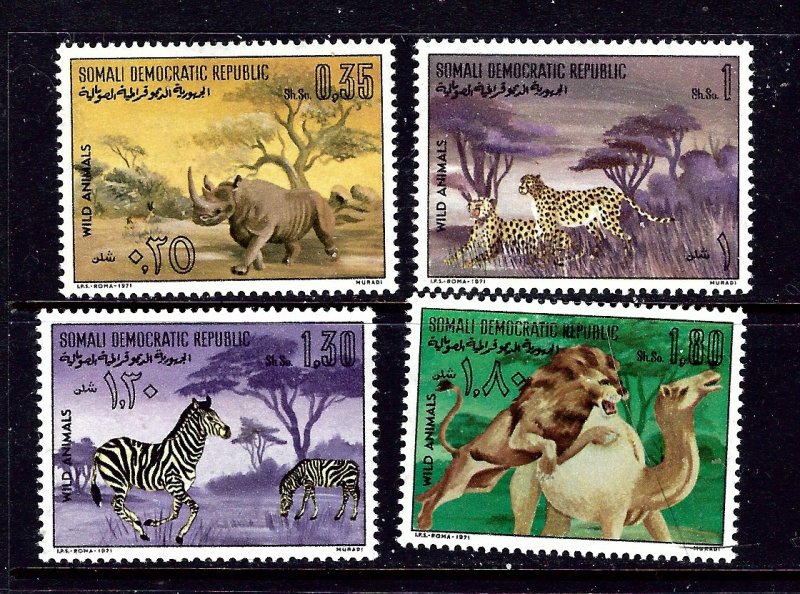 Somalia 374-77 MNH 1971 Wild Animals