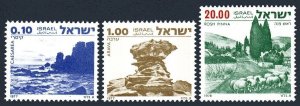 Israel 649/672, MNH. Mi 719-720,765. Caesarea, Arava on the Dead Sea, Rosh Pinna