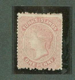 Turks Islands #4 Unused Single