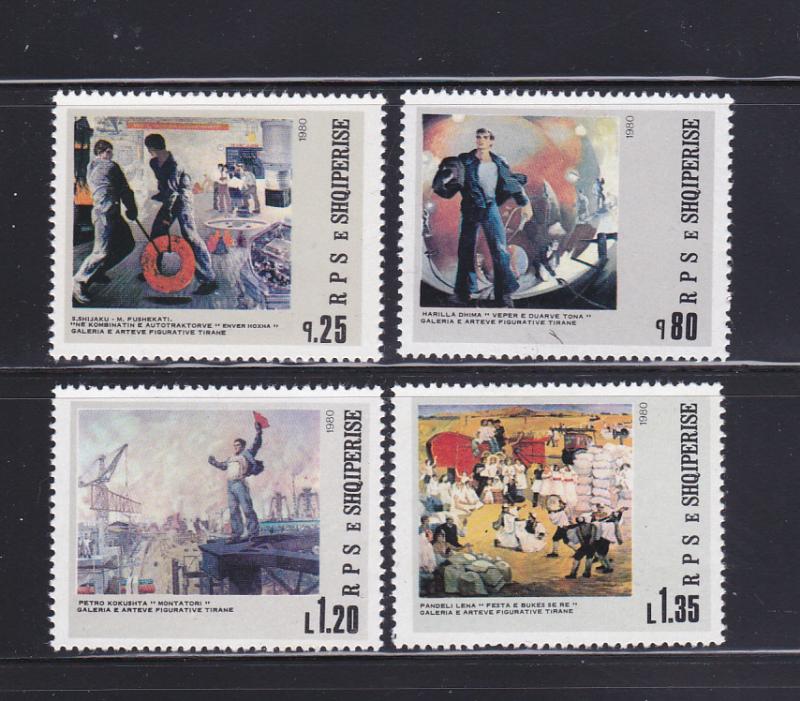 Albania 1963-1966 Set MH Art, Paintings