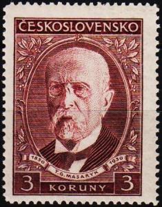 Czechoslovakia. 1930 3k S.G.306 Mounted Mint