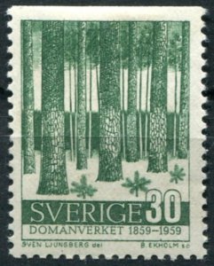 Sweden Sc#546 MH/Unused, 30o grn, Centenary of Crown Lands and Forests Admini...