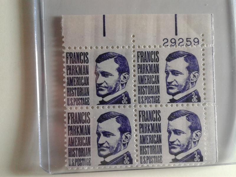 SCOTT # 1281 PROMINENT AMERICANS ISSUE PLATE BLOCK MINT NEVER HINGED GEM QUALITY