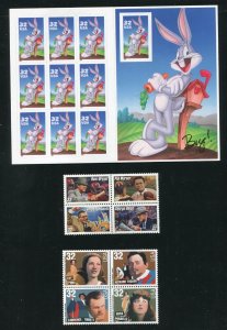 1997 Official Stamp Set as Issued by the Post Office MNH Strips and Sheets!