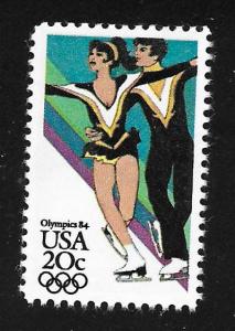 SC# 2067 - (20c) - Winter Olympics, Sarajevo, Ice Dancing, MNH single