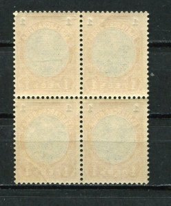 Bulgaria 1901 Mi 59II Sc 67 Type II (variety) MNH Block of 4 CV  360 euro 4856