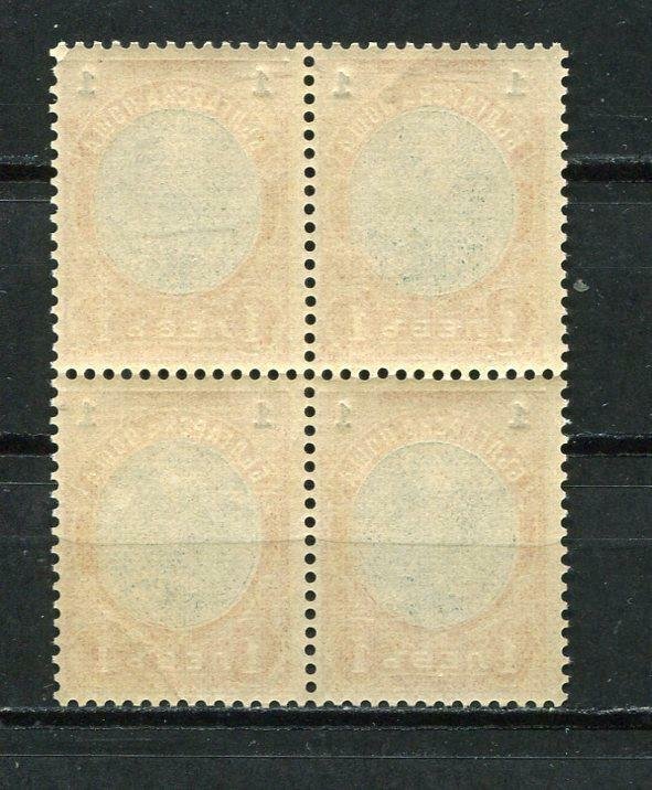 Bulgaria 1901 Mi 59II Sc 67 Type II (variety) MNH Block of 4 CV  360 euro 4856