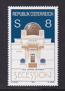 Austria   #1751  MNH   1998  Vienna Secession