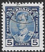 Canada 214  1935   5 cents VF used