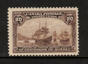 Canada #103i Very Fine Never Hinged **With Certificate**