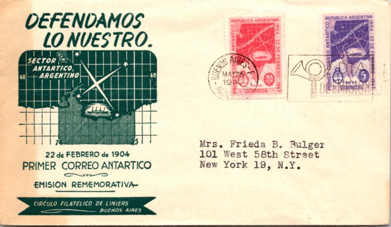 Argentina, Polar, Worldwide First Day Cover