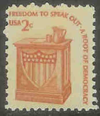 1582b Speaker's Stand F-VF MNH single stamp (cream/dull gum)