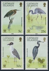 Cayman 594-597,MNH.Michel 604-607. Birds 1988:Herons.Butorides striatus,Egretta