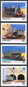 Portugal Sc# 1824-1827 MNH 1990 Locomotives