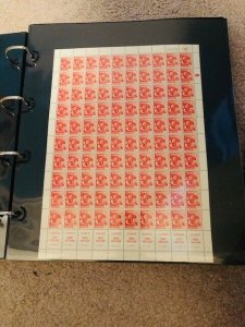 Israel Scott #133-136b Tribes Unwatermarked Complete Post Office Sheets MNH!!