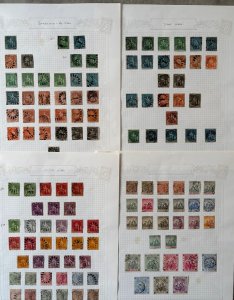 BARBADOS QV 1852-97 USED COLLECTION on pages, USED. Cat £2500+