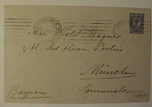 FINLAND 1918 HELSINGFORS TO GERMANY JAN 25