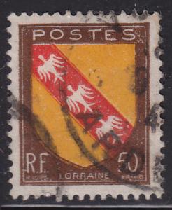 France 564 Lorraine Coat of Arms 1946