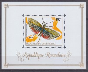 1973 Rwanda 548/B30 Butterflies 7,50 €