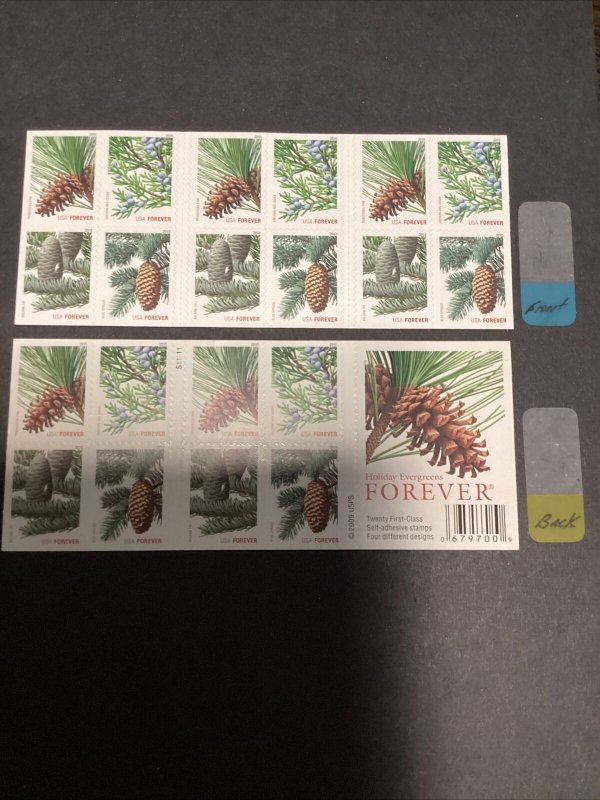 SCOTT#4478-81- HOLIDAY EVERGREEN BOOKLET OF 20  STAMPS-MNH OG-2010-US