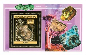 Chad 2012 Perf. Minerals Gold issue (2012) Luxe Block No. 2555 - 2556 - BL. 441-