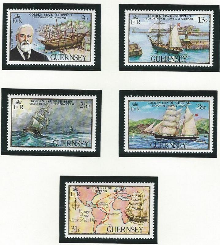 Guernsey   mnh sc 269 - 273