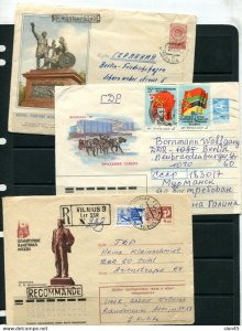 Russia Collection of Covers&PS Cards to Germany DDR Used  14164